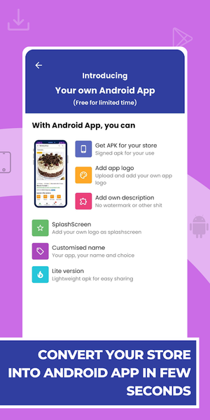 ZyadaShop: Create Online Store - Image screenshot of android app
