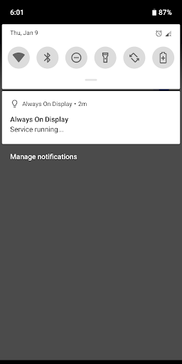 Always On Display - Image screenshot of android app