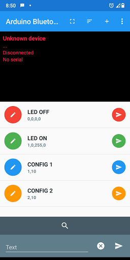 Arduino Bluetooth Controller - عکس برنامه موبایلی اندروید