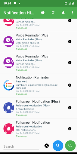Notification History Log (Lite) - عکس برنامه موبایلی اندروید