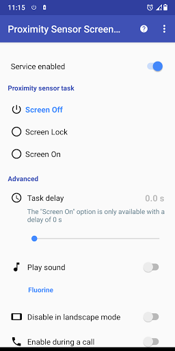 Proximity Sensor Screen Lock - عکس برنامه موبایلی اندروید