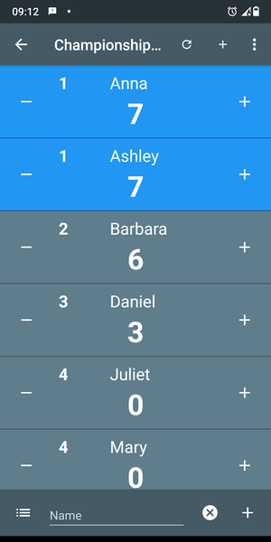 Multi Score Counter - Image screenshot of android app