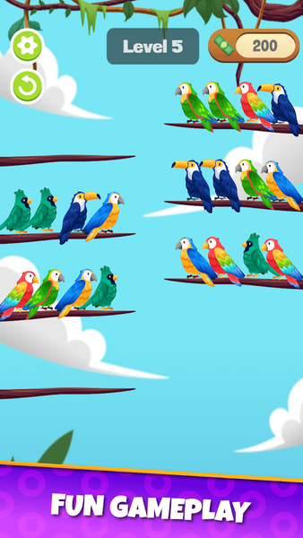 Bird Sort Puzzle: Color Game - عکس بازی موبایلی اندروید