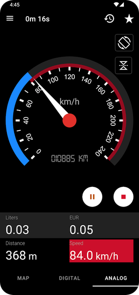 GPS Tracker & Speedometer - Image screenshot of android app