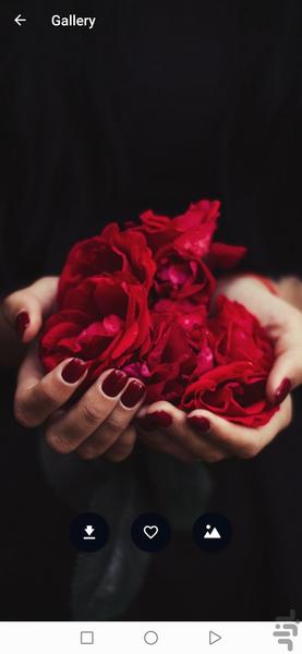 تصویر زمینه دخترانه(آنلاین) - عکس برنامه موبایلی اندروید