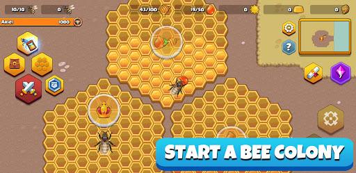 Pocket Bees: Colony Simulator - Gameplay image of android game