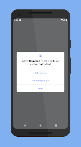 CameraX - Image screenshot of android app