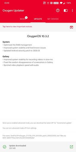 Oxygen Updater - عکس برنامه موبایلی اندروید