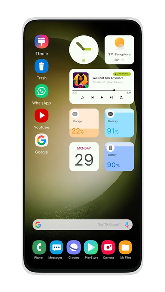 Galaxy S۲۶ Style Launcher - عکس برنامه موبایلی اندروید
