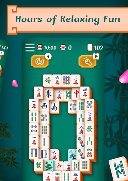 Classic Majong Solitaire Game - Gameplay image of android game