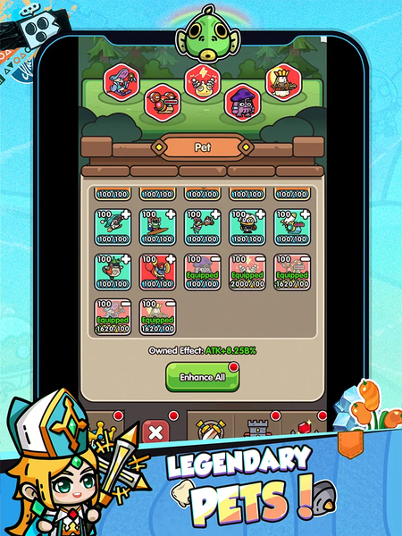 Top God: Idle Heroes - عکس بازی موبایلی اندروید