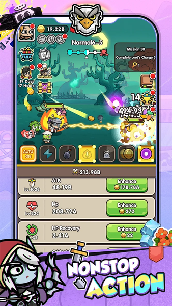 Top God: Idle Heroes - Gameplay image of android game