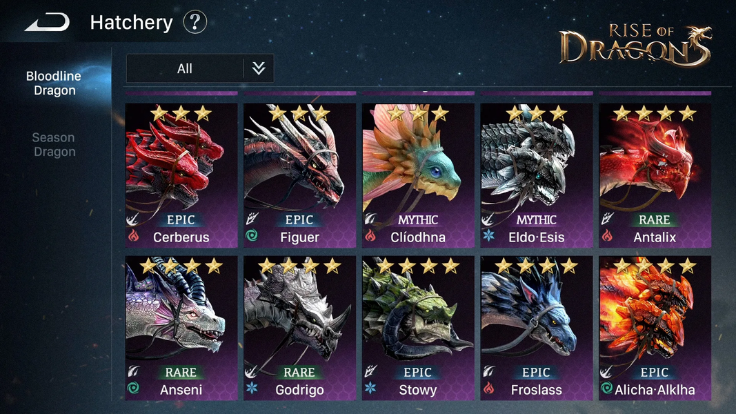 Rise of Dragons: War - Image screenshot of android app