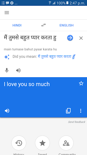 Hindi to English Translator - Image screenshot of android app