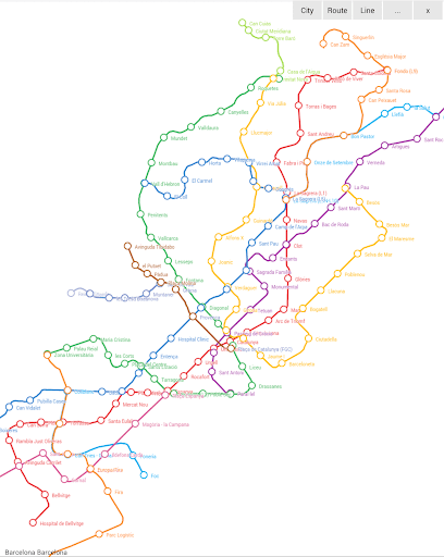 Subway Maps - عکس برنامه موبایلی اندروید