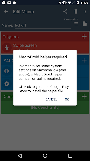 Settings Helper for MacroDroid - عکس برنامه موبایلی اندروید