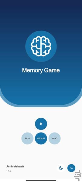 Memory Game - عکس بازی موبایلی اندروید