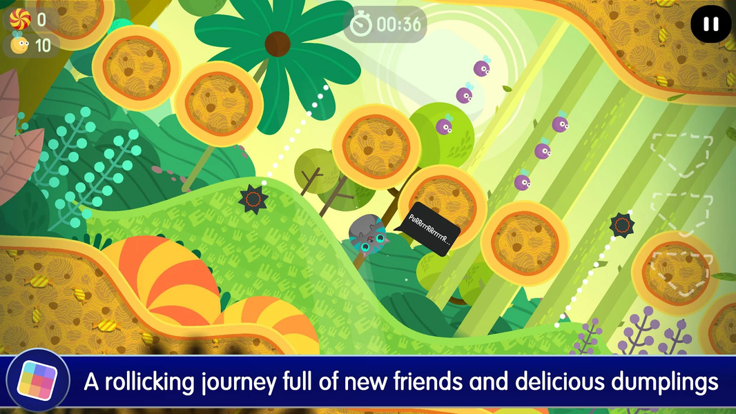 The Big Journey: Cute Cat Adve - Gameplay image of android game