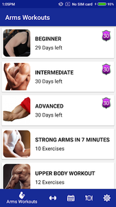 Strong Arm Workout in 30 Days - Biceps Exercises for Android