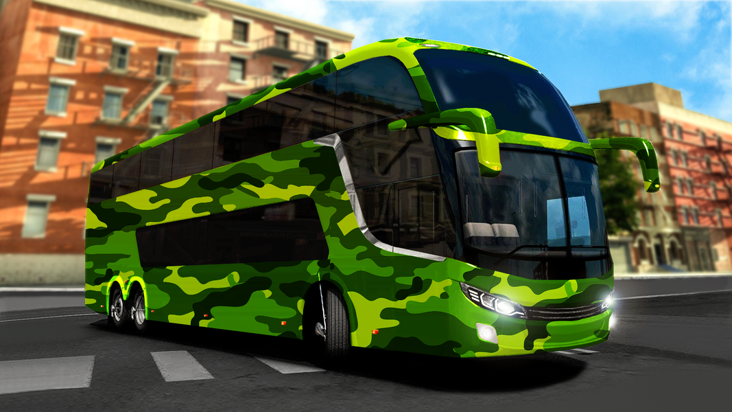 Army bus game Army Bus driving - عکس بازی موبایلی اندروید