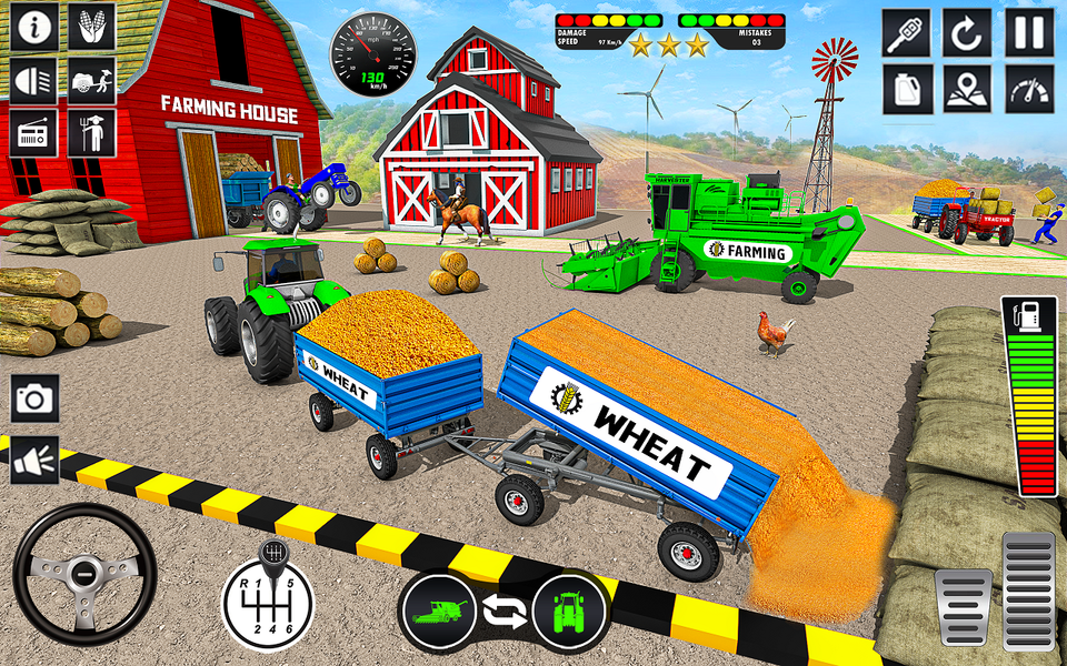 Tractor Farming Tractor Games - عکس بازی موبایلی اندروید