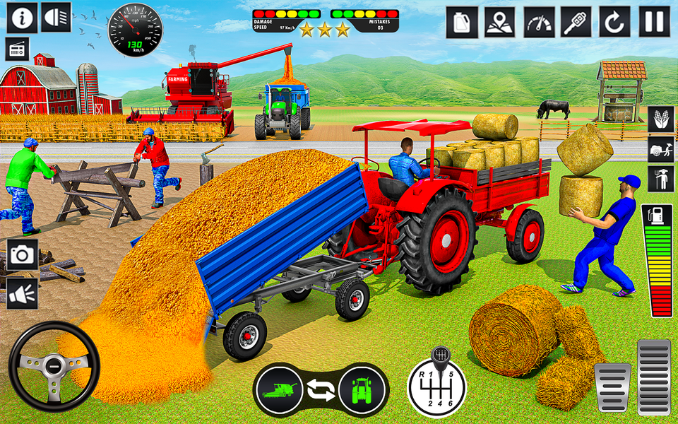 Tractor Farming Tractor Games - عکس بازی موبایلی اندروید