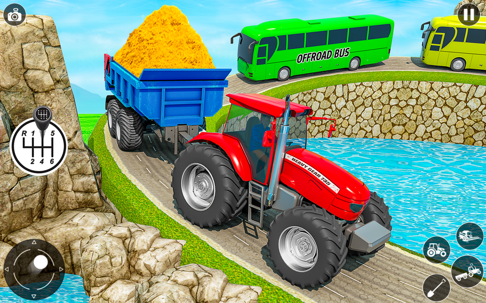 Tractor Farming Tractor Games - عکس بازی موبایلی اندروید