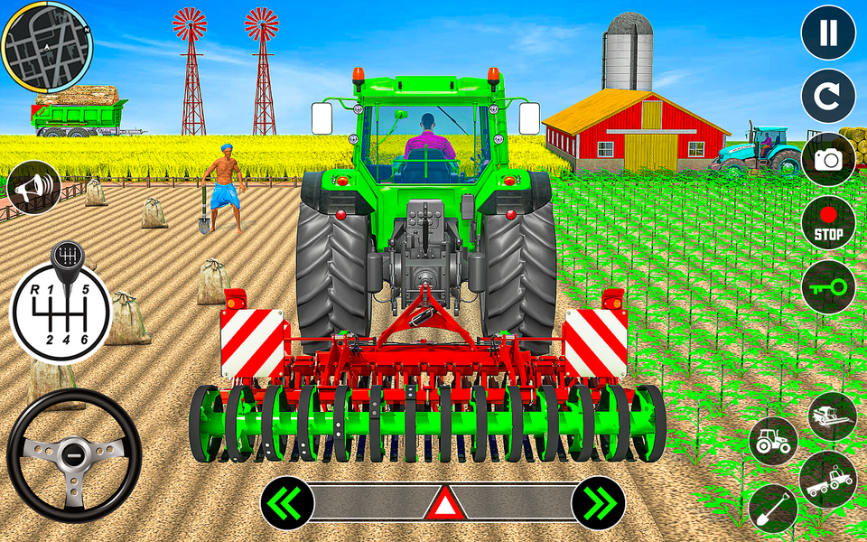 Tractor Farming Tractor Games - عکس بازی موبایلی اندروید
