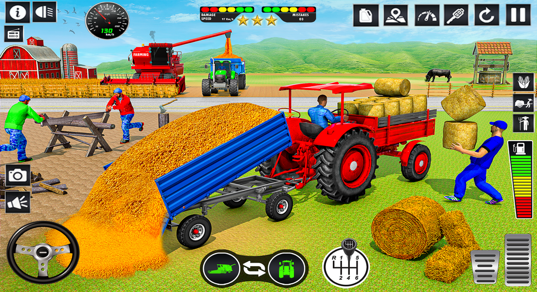 Tractor Farming Tractor Games - عکس بازی موبایلی اندروید