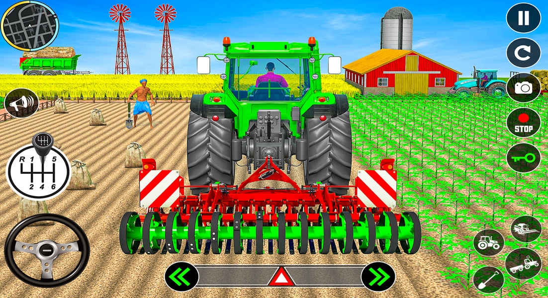 Tractor Farming Tractor Games - عکس بازی موبایلی اندروید