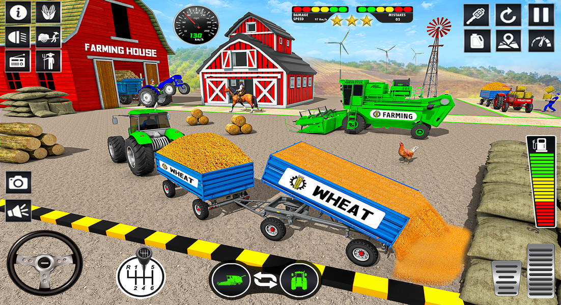 Tractor Farming Tractor Games - عکس بازی موبایلی اندروید