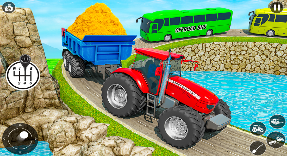 Tractor Farming Tractor Games - عکس بازی موبایلی اندروید