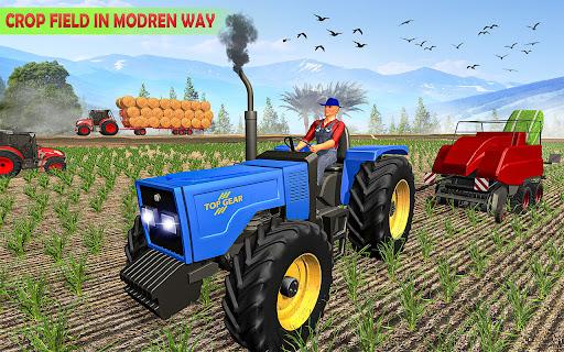 Tractor Farming Driving Games - Gameplay image of android game