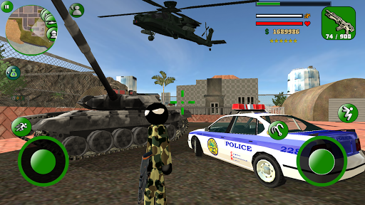 US Army Stickman Rope Hero Mafia Crime - Image screenshot of android app