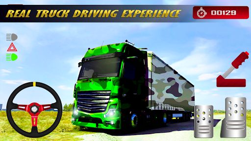 Army truck simulator Army Game - Gameplay image of android game