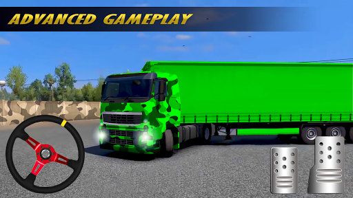 Army truck simulator Army Game - Gameplay image of android game