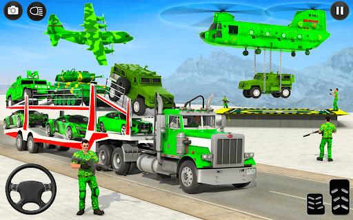 Army Vehicle Transport Truck - Gameplay image of android game