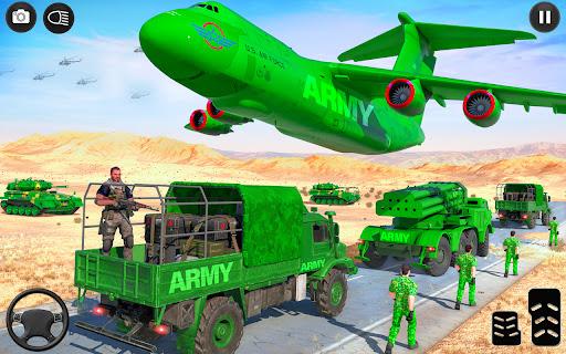 Army Vehicle Transport Truck - Gameplay image of android game