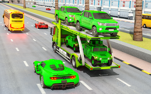 US Army Games Truck Transport - Image screenshot of android app