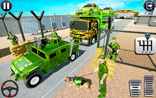 US Army Games Truck Transport - Image screenshot of android app