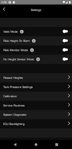 AccuAir ePlus - Image screenshot of android app