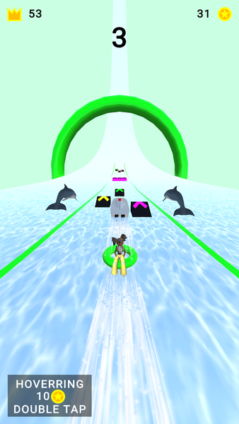 Water Ring Ride - Gameplay image of android game