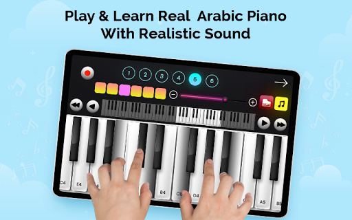 Piano Arabic : بيانو - عکس برنامه موبایلی اندروید