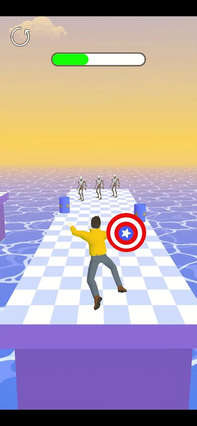 Captain Hero 3D - Gameplay image of android game