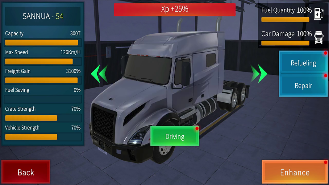 Truck Simulator Magical Canada - Gameplay image of android game