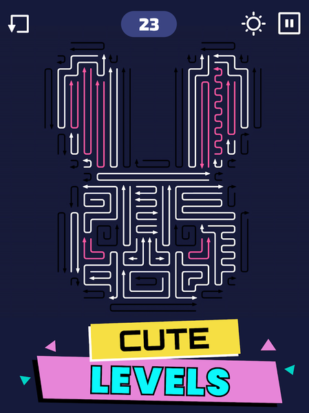 Arrow Maze - Escape Puzzle - Gameplay image of android game