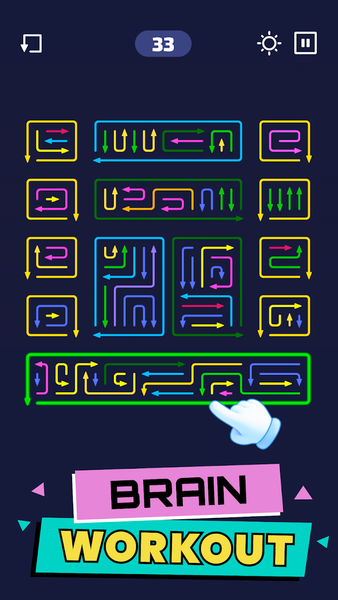 Arrow Maze - Escape Puzzle - Gameplay image of android game