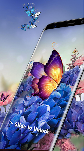 Butterfly Lock Screen - Image screenshot of android app
