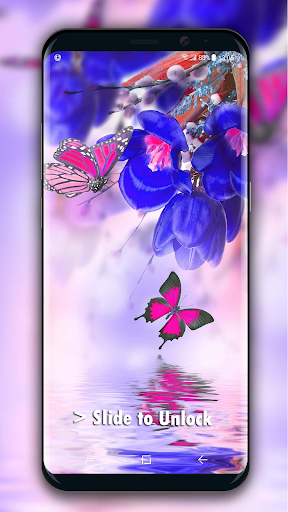 Butterfly Lock Screen - عکس برنامه موبایلی اندروید
