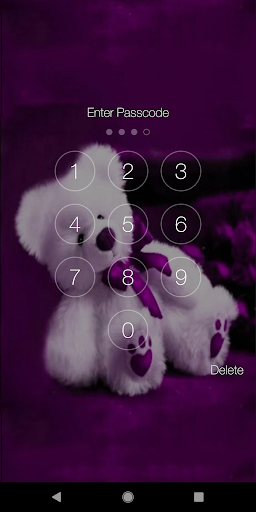 Teddy Bear Lock Screen - Image screenshot of android app